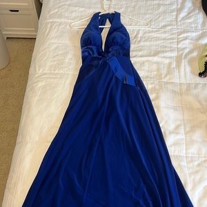 Royal blue formal dress - great for proms, homecomings or formal events